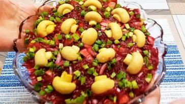 Постный салат «Моисей» — любимый рецепт для праздничного Сочельника!