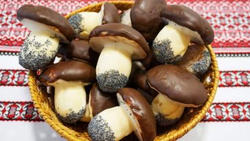 Печенье Грибочки: рецепт из детства