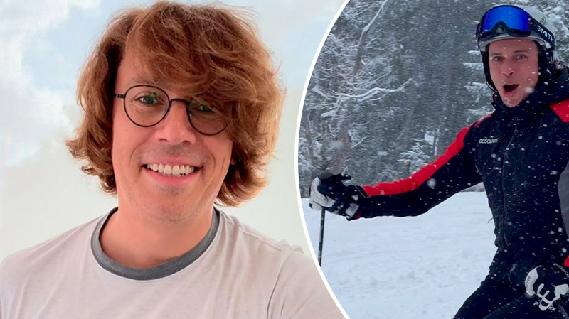 «Неужели в Буковеле?!»: Максим Галкин эмоционально покорил горный склон на лыжах