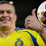 Словно старые друзья: Александр Усик показал встречу с Криштиану Роналду в Саудовской Аравии 18 Александр Усик