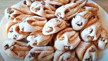 Самое вкусное печенье с безе и орехами: нежное, воздушное и хрустящее!