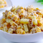 Салат «Кокетка» – нежный, вкусный и легкий рецепт с курицей и ананасами 🥗✨ 14 36718523 6