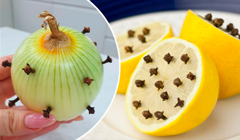 Откройте для себя мощные преимущества гвоздики, лимона и лука: естественная комбинация для здоровья и дома