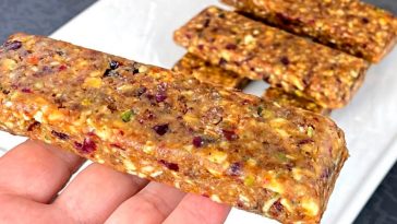 Энергетические батончики: рецепт из орехово-клюквенных ингредиентов