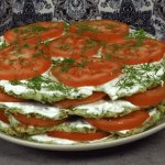 Торт из кабачков и помидоров с чесночным соусом — легкая и вкусная закуска на каждый день и для праздника🥒🍅 15 1cd8fbbabd5a31e5a4425bec3eeb1bf0