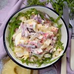 Салат с ананасом и крабовыми палочками — вкусный и простой праздничный рецепт🥗 14 491844876 122227924316232336 7128006843890068727 n