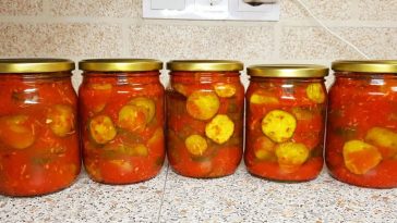 Огурцы «Грузинчики» без стерилизации — любимая закуска мужа! Всего 20 минут!