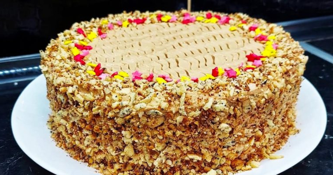 Торт «Татьяна» без духовки за 30 минут: простой рецепт с богатым вкусом 🎂 