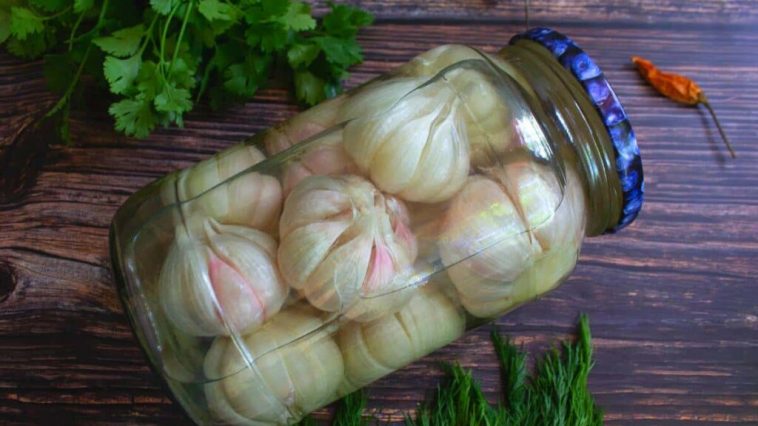 Как я мариную молодой чеснок на зиму — просто и вкусно