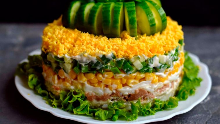 Салат «Диана»: любимый в нашей семье – лёгкий, сочный и очень вкусный