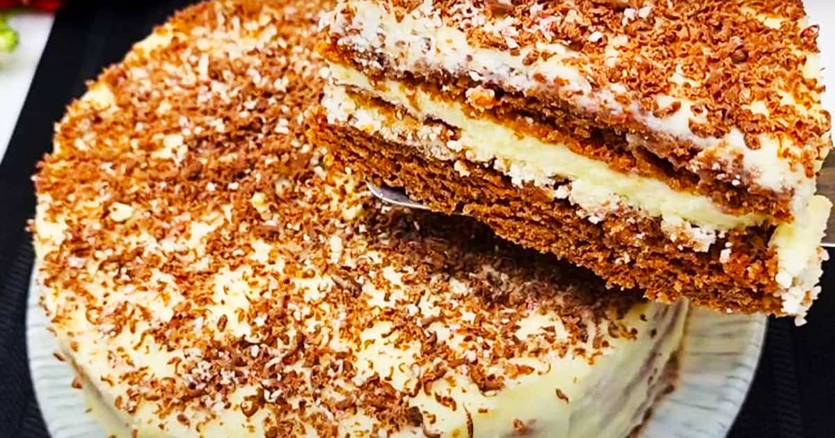 Торт «Премия» — самый влажный и нежный торт, вкуснее Медовика и Наполеона