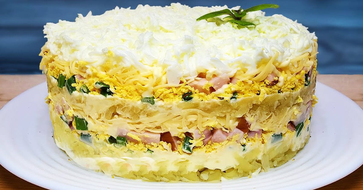 Салат «Завидная невеста»: простой состав – королевский вкус! Готовлю на Пасху обязательно
