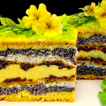 Пирог "Мамины Бархатцы" одним коржом - настоящий праздник вкуса! 14 Пирог "Мамины Бархатцы" одним коржом - настоящий праздник вкуса!