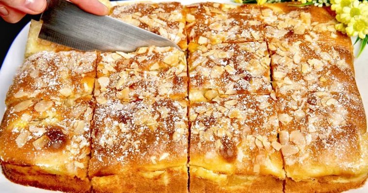 Нежнейший яблочный пирог за 10 минут — всего 4 яблока и максимум вкуса!