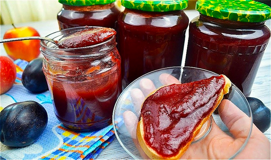 Сливовое варенье с изюминкой: ароматный базилик — секрет вкуса!