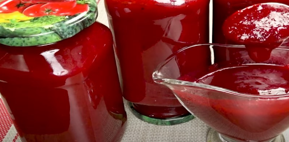 Вишнево-черешневый соус к мясу – пикантная заготовка на зиму