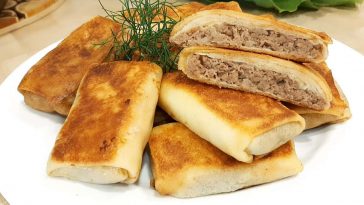 Любимые блинчики с мясом — тонкие блины и сочная начинка, идеально для перекуса или полноценного ужина
