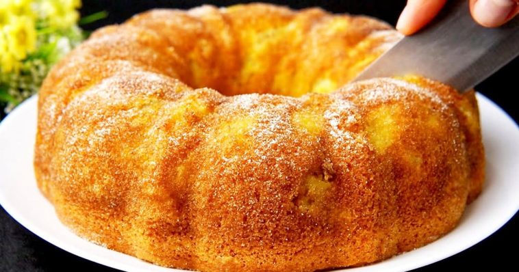 Яблочный пирог по-японски за 5 минут — вкуснее любого торта!