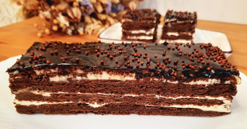 Пляцок “Халва” без халвы – старинный рецепт шоколадного торта!