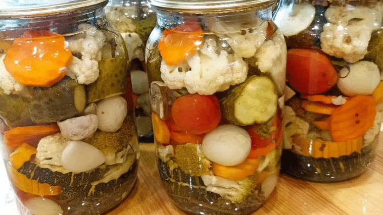 Овощное ассорти «Богатство лета» на зиму — простой рецепт без стерилизации