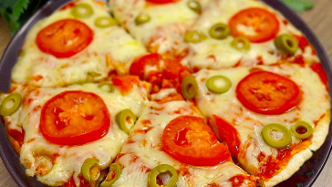 Все ахнули от вкуса! Без духовки! Быстрая пицца на сковороде за 5 минут