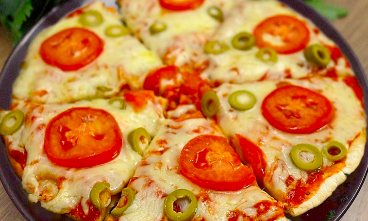 Все ахнули от вкуса! Без духовки! Быстрая пицца на сковороде за 5 минут