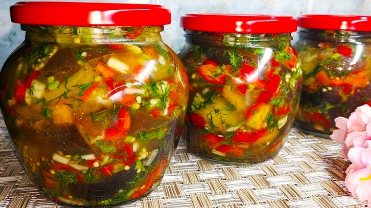 Маринованные баклажаны «под грибы» на зиму — бабушкин секрет