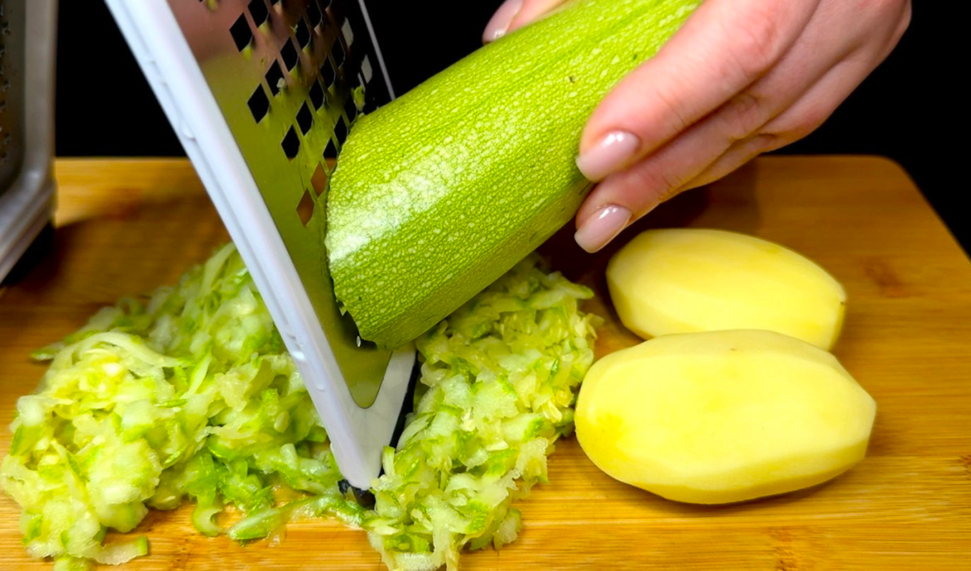 Вы будете в восторге! Кабачки и картофель — просто, вкусно, сытно!