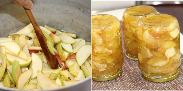 Ароматное яблочное варенье за 10 минут – просто, быстро и очень вкусно!