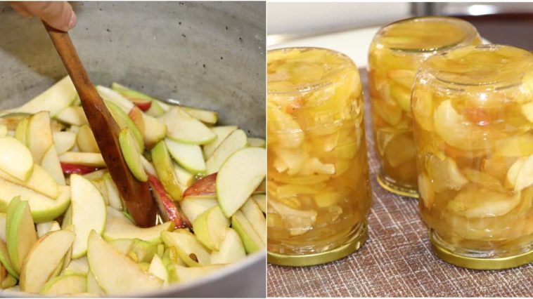 Ароматное яблочное варенье за 10 минут – просто, быстро и очень вкусно!
