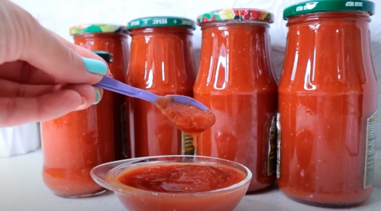 Домашний кетчуп из кабачков, который заменит магазинный кетчуп