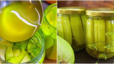 Маринованные кабачки с куркумой — съедаются первыми!