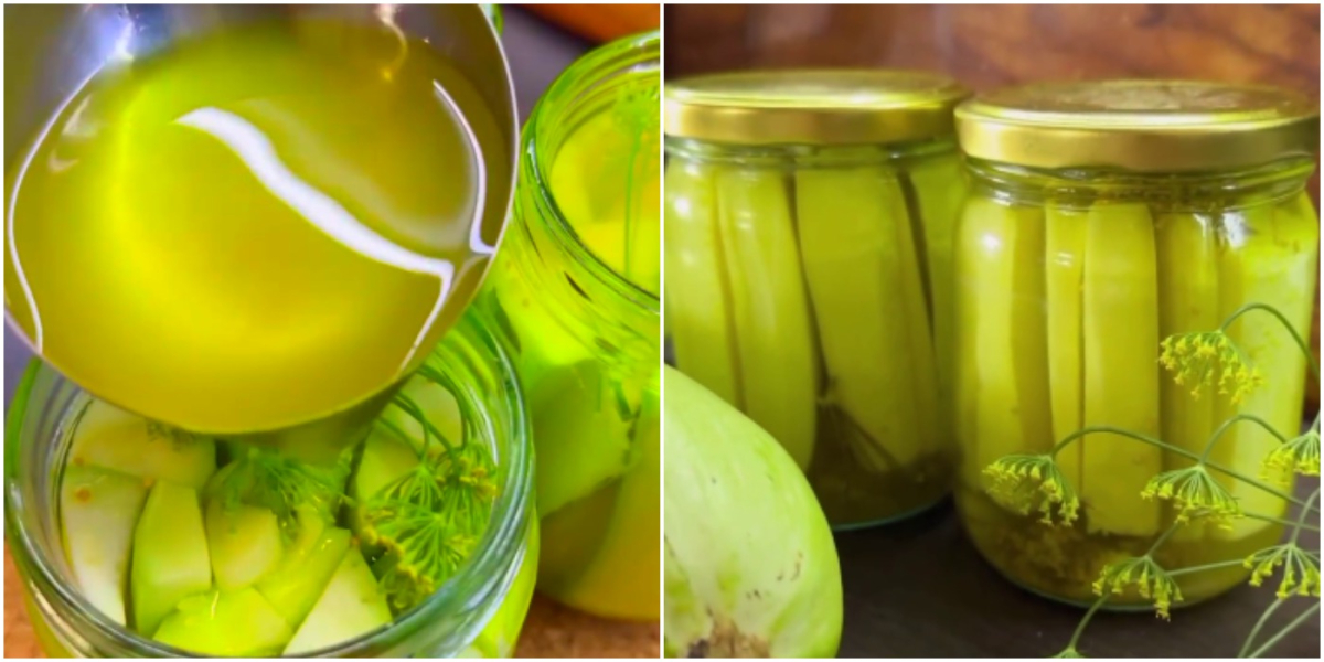 Маринованные кабачки с куркумой — съедаются первыми!