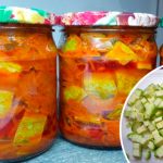 Кабачки в пряной овощной зажарке – золотая зимняя консервация 18 Кабачки в пряной овощной зажарке – золотая зимняя консервация