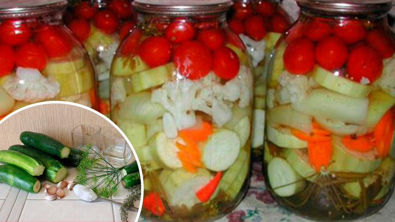 Кисло-сладкие кабачки на зиму – просто, быстро и очень вкусно!