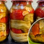 Просто шедевр! Запечённые баклажаны с помидорами и чесноком на зиму — без стерилизации в духовке! 14 Просто шедевр! Запечённые баклажаны с помидорами и чесноком на зиму — без стерилизации в духовке!