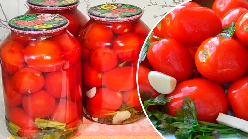 Консервированные помидоры без уксуса — такой вкус вы точно не пробовали!