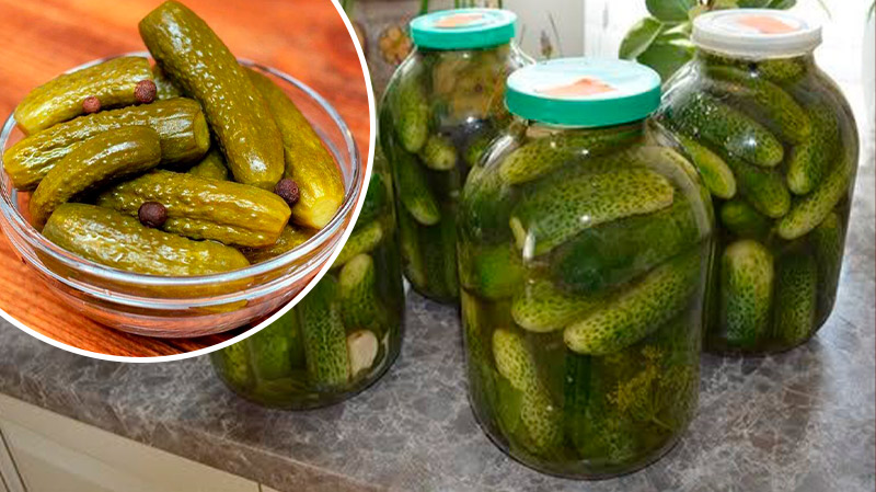 Вкус, как из бочки! Квашеные огурцы с водкой горячим способом в трёхлитровых банках