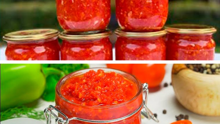 Моя гордость на полке! Эта аджика – мой фирменный рецепт, проверенный годами