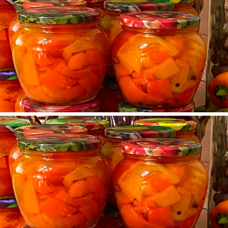 Болгарский маринованный сладкий перец в масле на зиму