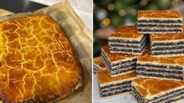 Пышный пирог с маковой начинкой на дрожжевом тесте