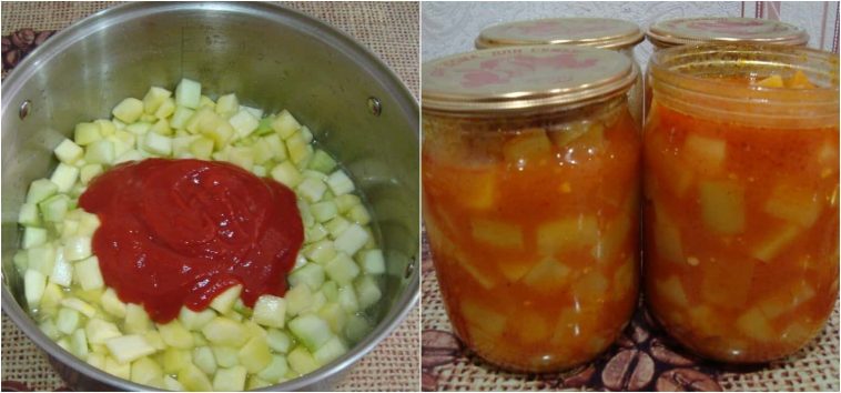 Кабачки в томатной заливке на зиму — без стерилизации и без хлопот!