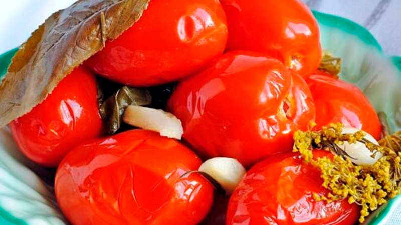 инованные помидоры за ночь — самые любимые на столе!