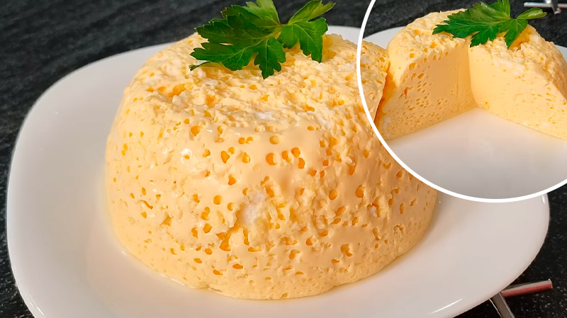 Воздушный омлет без жира и муки – всего 2 ингредиента!