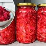 Маринованная капуста с буряком в банках — витаминный салат на зиму