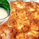 Медово-яблочный пирог за пару минут 14 Медово-яблочный пирог за пару минут