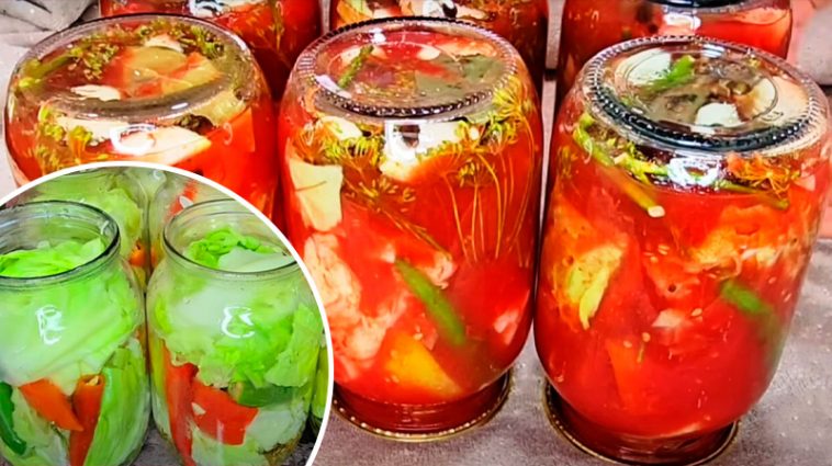 Капуста в томатном соке на зиму — самый вкусный и простой рецепт!