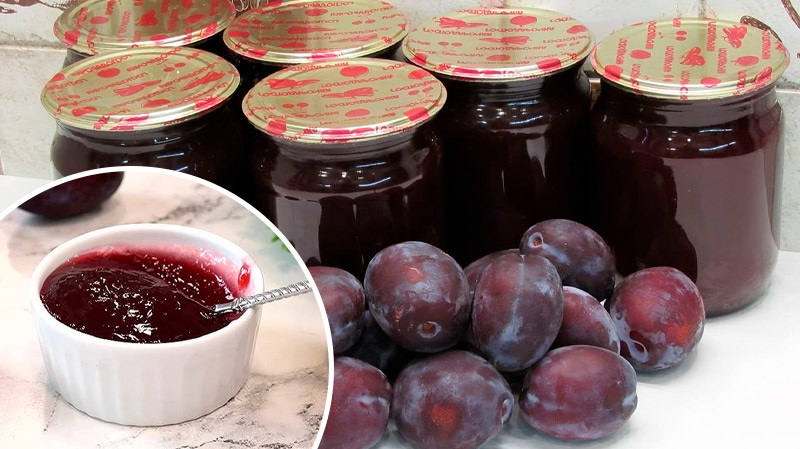 Сливовое варенье – густое, ароматное и невероятно вкусное!