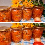 Сытный салат из скумбрии с овощами на зиму 15 Сытный салат из скумбрии с овощами на зиму