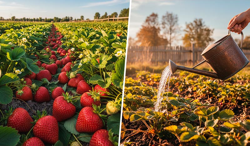 Осенняя забота о клубнике: один ингредиент для рекордного урожая